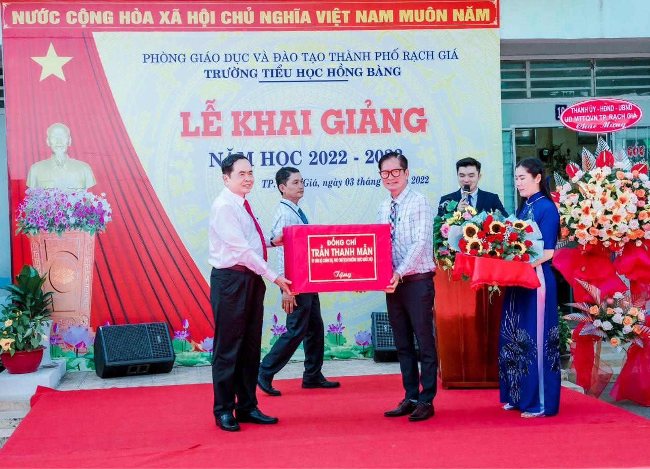 Phó Chủ tịch Quốc hội Trần Thanh Mẫn dự lễ khai giảng tại tỉnh Kiên Giang ảnh 1