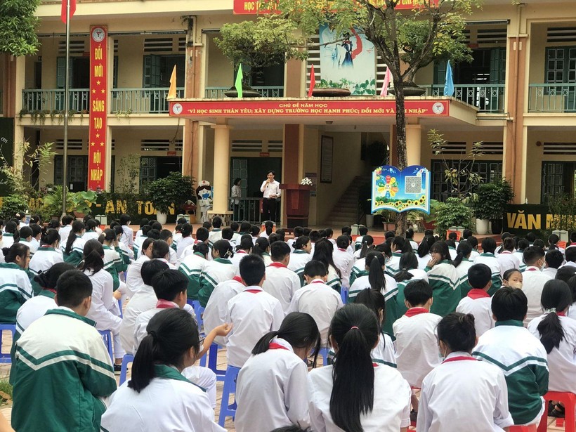 Trường học Lào Cai đa dạng hoạt động hưởng ứng ngày 'Chuyển đổi số quốc gia' ảnh 4