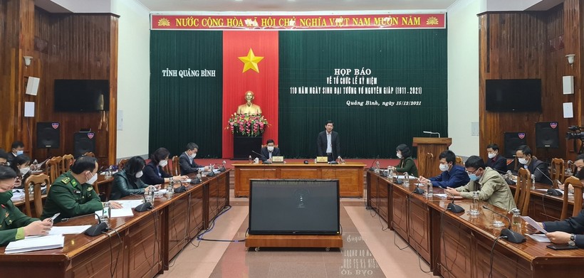 Hội nghị họp báo triển khai các nội dung liên quan đến công tác tổ chức lễ kỷ niệm 110 năm ngày sinh Đại tướng Võ Nguyên Giáp.