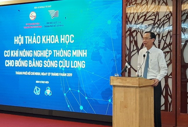 Ông Lê Thanh Liêm - Phó chủ tịch UBND TPHCM phát biểu tại hội thảo.