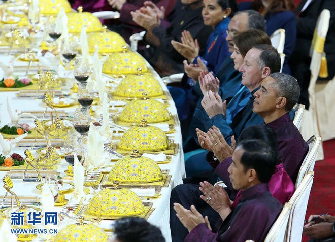 Tinh hoa gốm sứ Trung Quốc trên bàn tiệc APEC