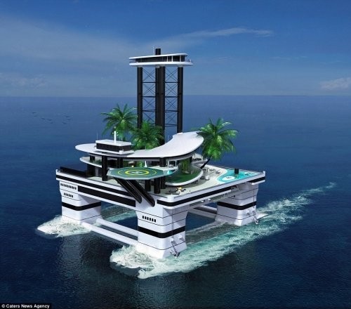 Hòn đảo trong mơ của giới siêu giàu.