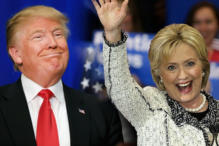 Bầu cử Mỹ: Trump bất ngờ tăng tốc, áp sát bà Clinton