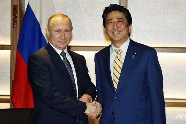 Putin, Abe kỳ vọng hiệp ước hòa bình sau Thế chiến II