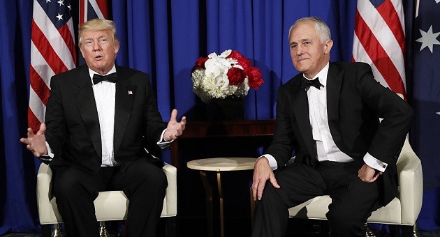 Tổng thống Mỹ Trump và Thủ tướng Australia Malcolm Turnbull