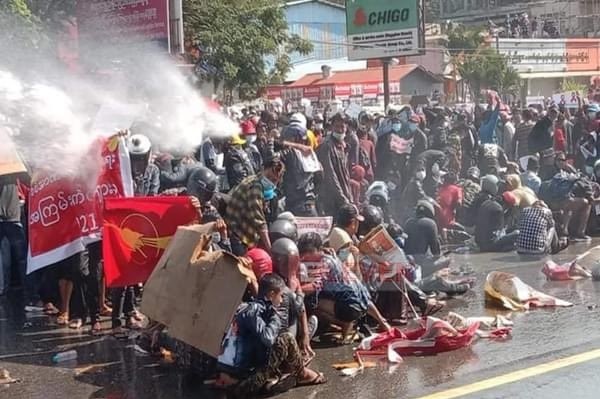 Các cuộc biểu tình vẫn tiếp diễn ở Myanmar.