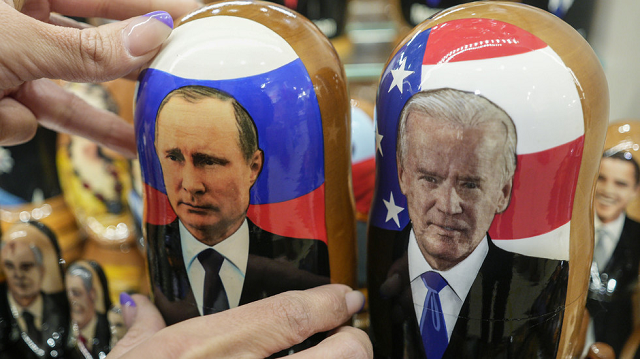 Tổng thống Nga Putin và Tổng thống Mỹ Joe Biden.
