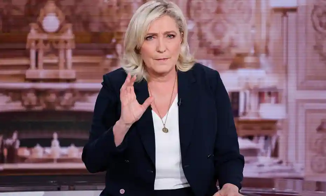 Ứng cử viên tổng thống Pháp Marine Le Pen.