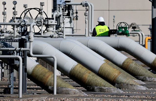 Hình ảnh đường ống dẫn khí đốt Nord Stream 1 ở Lubmin, Đức.