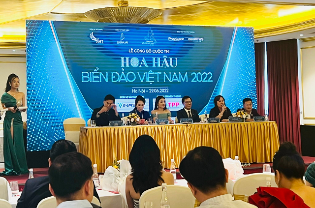 Lễ công bố cuộc thi Hoa hậu Biển đảo Việt nam 2022.