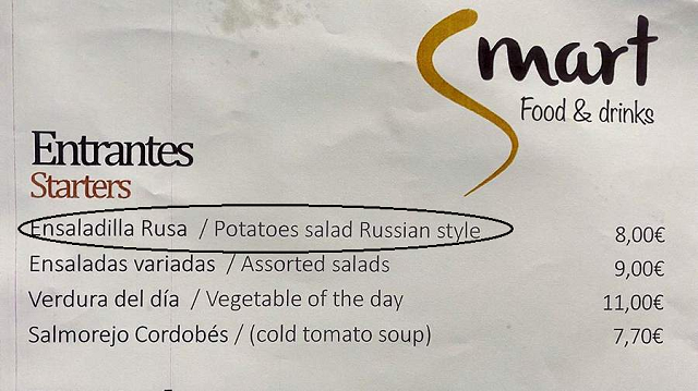 Thực đơn có món ăn Nga tại thượng đỉnh NATO.