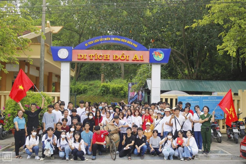 Trại hè Hùng Vương lần thứ XVI, năm 2022 vừa chính thức được khởi động tại tỉnh Điện Biên. Ảnh Trường THPT chuyên Lê Quý Đôn, Điện Biên.
