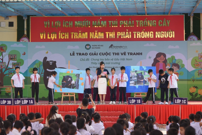 Hơn 200 học sinh đạt giải cuộc thi vẽ tranh bảo vệ gấu ảnh 13