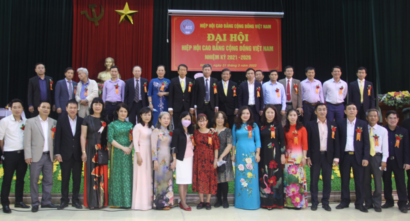 Ban chấp hành Hiệp hội Cao đẳng cộng đồng Việt Nam nhiệm kỳ 2021 - 2026.