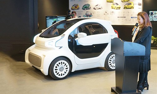Ôtô điện đầu tiên được "in" 3D