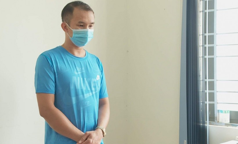 Bị can Nguyễn Thanh Hải tại cơ quan điều tra.