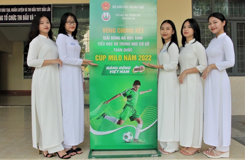 Học sinh Đắk Lắk với Cup Milo năm 2022.