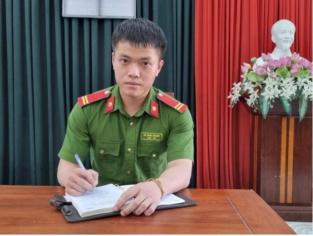 Chiến sĩ Lê Minh Khánh.