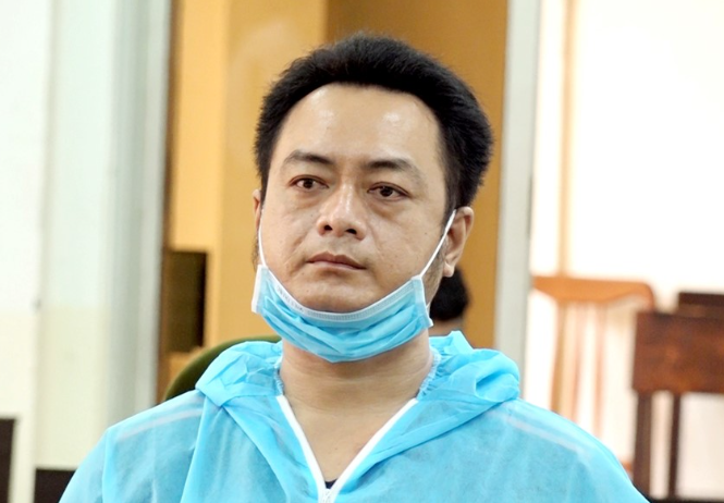 Bị cáo Phạm Ngọc Thắng tại phiên tòa xét xử.