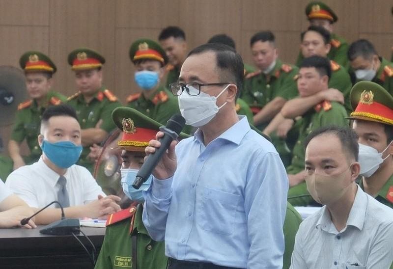 Cựu Bí thư Bình Dương Trần Văn Nam tại phiên tòa xét xử.
