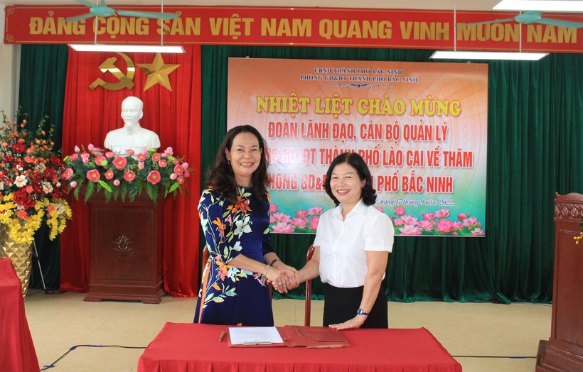 TP Bắc Ninh và Lào Cai hợp tác nâng cao chất lượng giáo dục ảnh 2