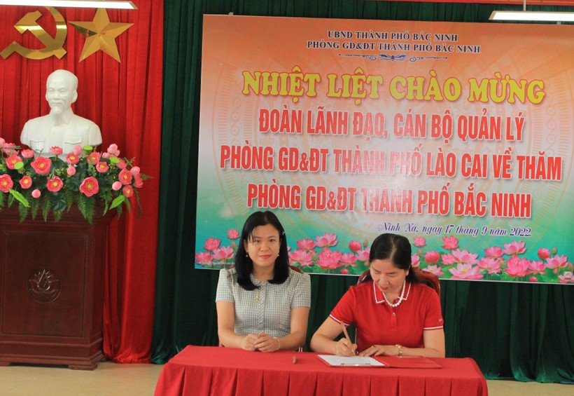 TP Bắc Ninh và Lào Cai hợp tác nâng cao chất lượng giáo dục ảnh 6