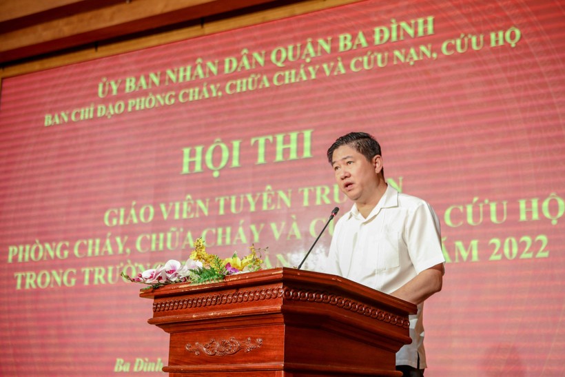 Giáo viên Hà Nội tuyên truyền phòng cháy chữa cháy trong trường học ảnh 1
