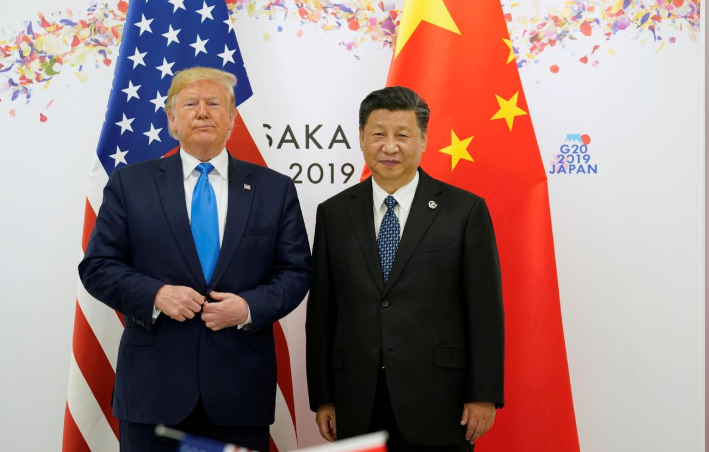 Tổng thống Trump và Chủ tịch Tập Cận Bình tại G20 Nhật Bản.