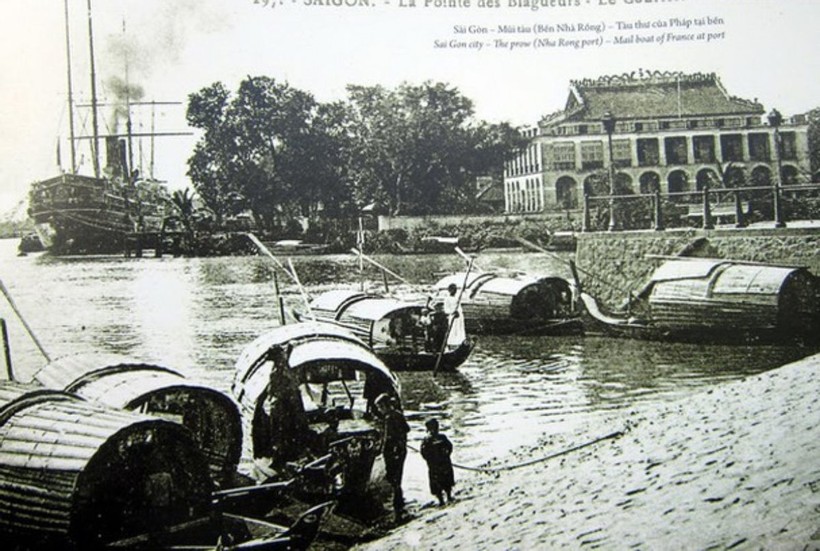 Tàu Amiral Latouche Tréville, con tàu đã đưa người thanh niên Nguyễn Tất Thành ra đi tìm đường cứu nước từ Cảng Sài Gòn. Ảnh tư liệu