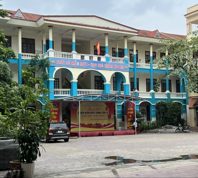 Trường THCS Võ Thị Sáu, quận Lê Chân.