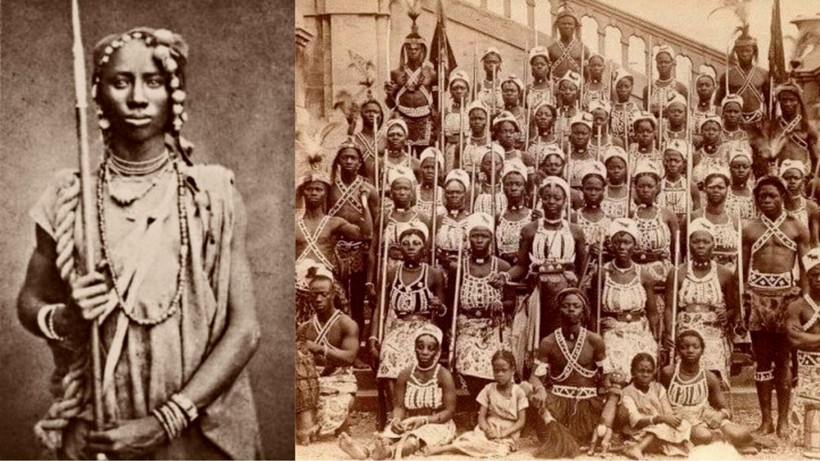 Nữ chiến binh Dahomey.