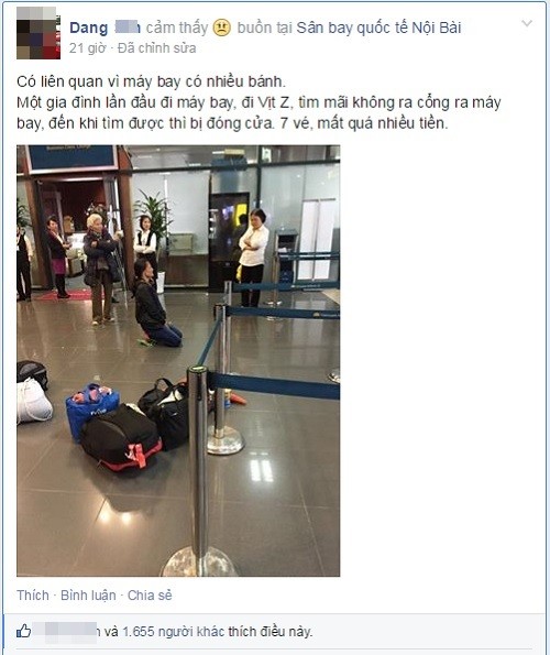 Sự thật vụ người phụ nữ quỳ lạy tại sân bay Nội Bài