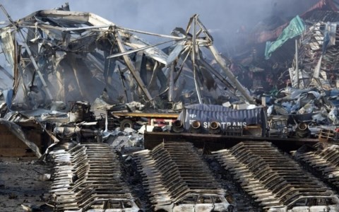 Kho hàng bị nổ ở Thiên Tân chứa số chất độc gấp 70 lần mức cho phép