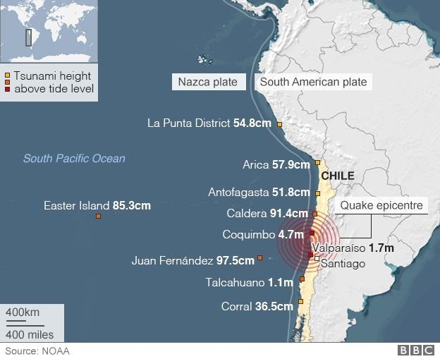 Chile dỡ bỏ cảnh báo sóng thần, số người chết vì động đất tăng
