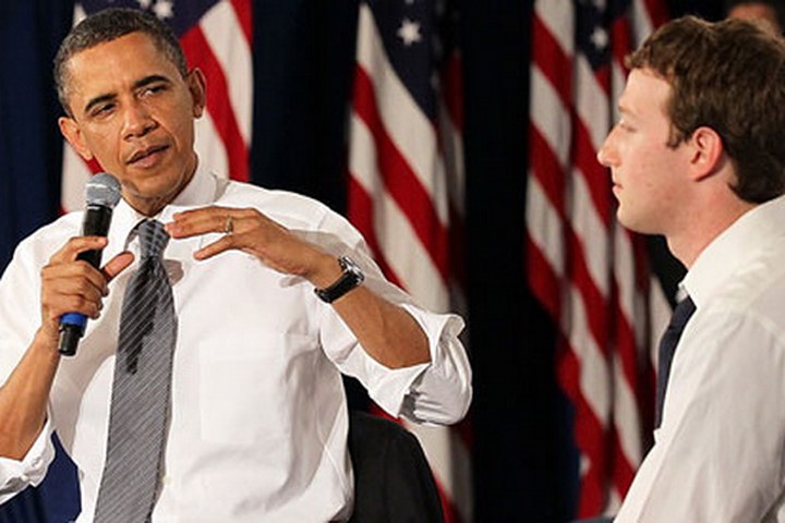 Ông Obama và Zuckerberg hẹn nhau đàm đạo qua Facebook Live