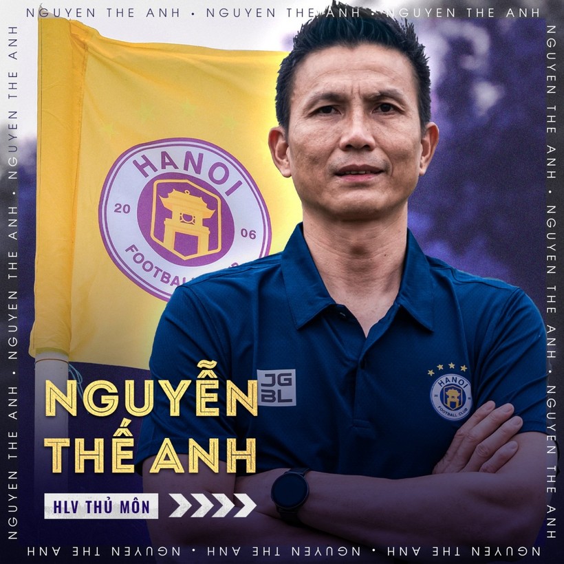 Hà Nội FC công bố huấn luyện viên thủ môn Nguyễn Thế Anh (Ảnh Hà Nội FC).