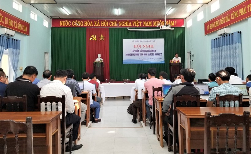 Hội nghị tập huấn phần mềm HKPĐ tại tỉnh Quảng Nam.