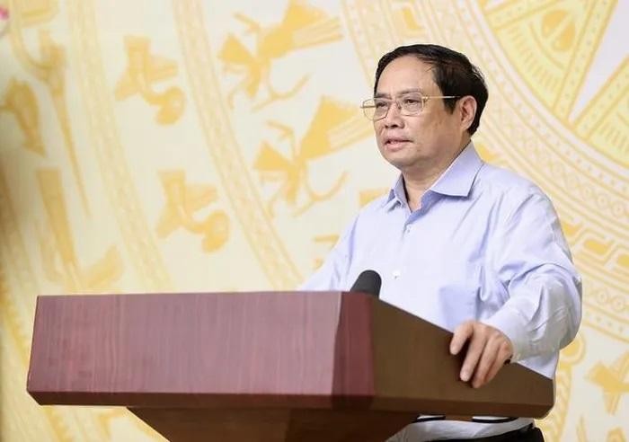 Thủ tướng Phạm Minh Chính phát biểu khai mạc phiên họp. Ảnh: VGP/Nhật Bắc
