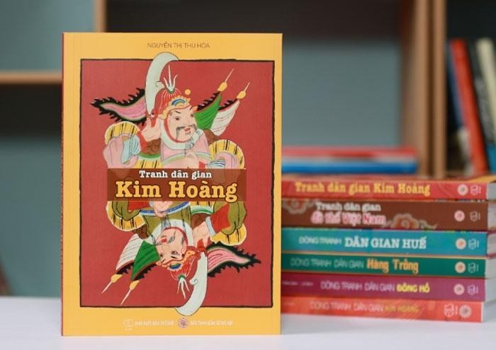 Cuốn sách “Tranh dân gian Kim Hoàng” (NXB Thế giới) của Nguyễn Thị Thu Hòa được đề cử Giải Tác phẩm. Ảnh: BTC.