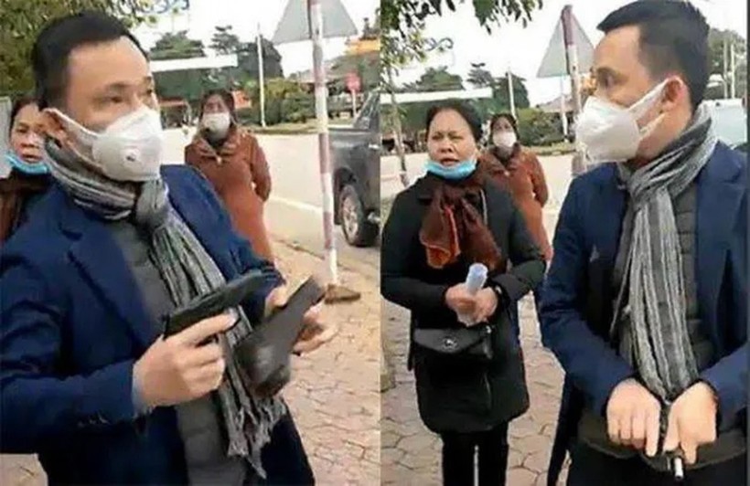Hình ảnh Hồ Văn Nam lên đạn khẩu súng (Ảnh cắt từ video clip).