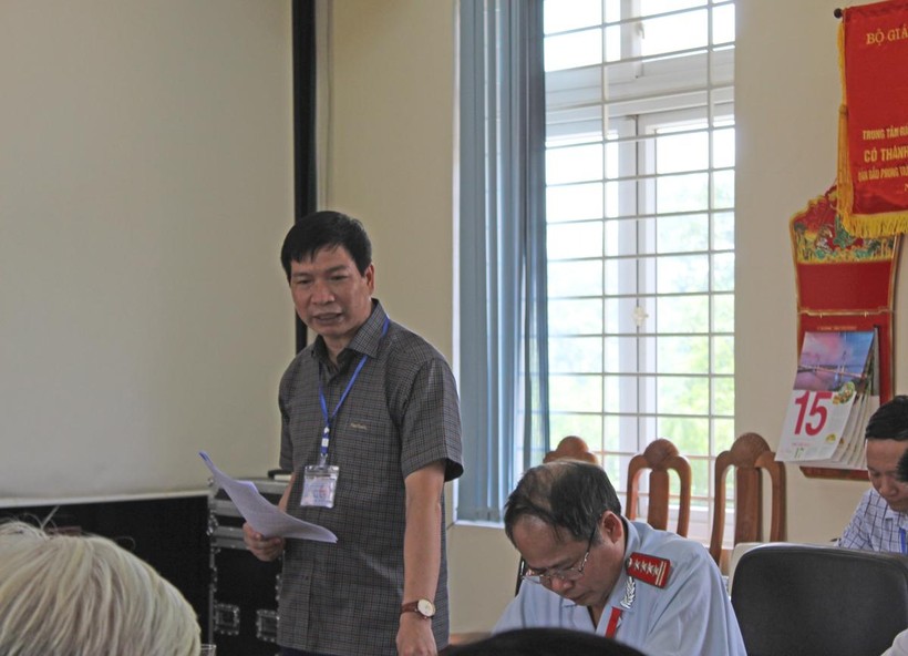 Thứ trưởng Nguyễn Hữu Độ kiểm tra công tác chấm thi tại Thanh Hóa: Đẩy nhanh tiến độ nhưng phải lưu ý chất lượng ảnh 1