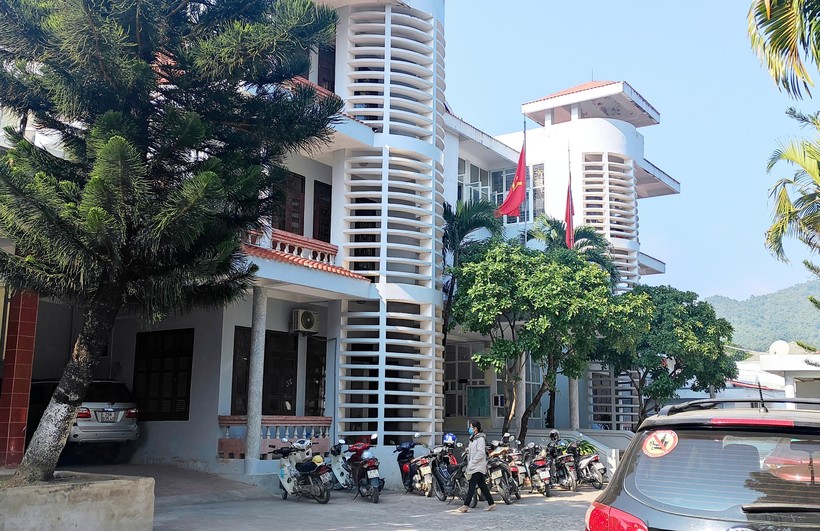 Trụ sở UBND huyện Mường Lát (Thanh Hóa) – nơi tổ chức điều động, luân chuyển cán bộ viên chức ngành giáo dục địa phương.
