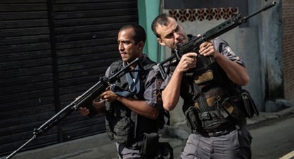 Brazil: Cảnh sát đấu súng với tội phạm, 11 người chết