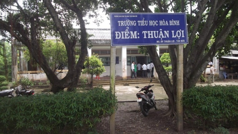 Điểm lẻ Thuận Lợi, thuộc Trường TH Hòa Bình (xã Tân Đức, huyện Đầm Dơi, Cà Mau)