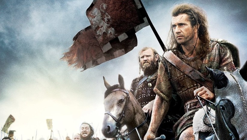Braveheart, bộ phim hay nhất nói về thời Trung cổ do Mel Gibson làm đạo diễn kiêm diễn viên chính.