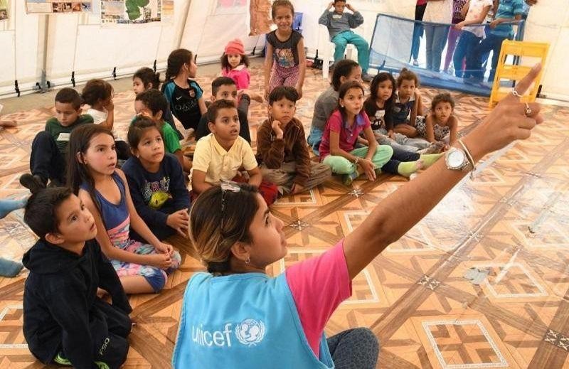UNICEF hỗ trợ trẻ em Venezuela ở Peru.