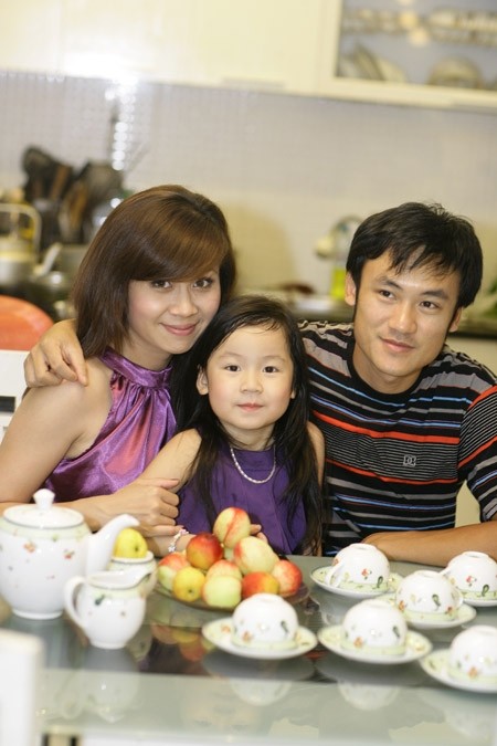 Gia đình nhỏ hạnh phúc của Lưu Thiên Hương