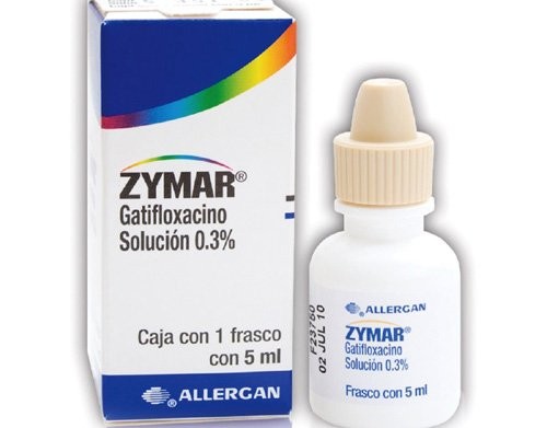 Thuốc nhỏ mắt Zymar được bán rộng rãi trên thị trường có chứa thành phần cấm nhập khẩu để làm thuốc dùng cho người.