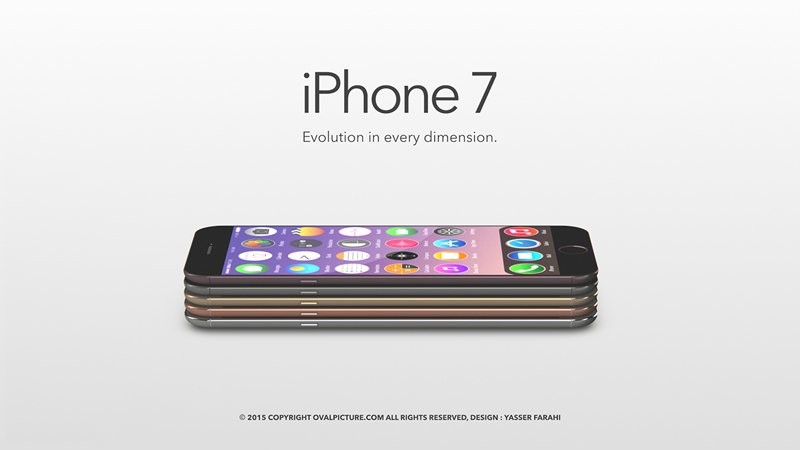 Những mẫu iPhone 7 “tin đồn” đẹp mê hồn