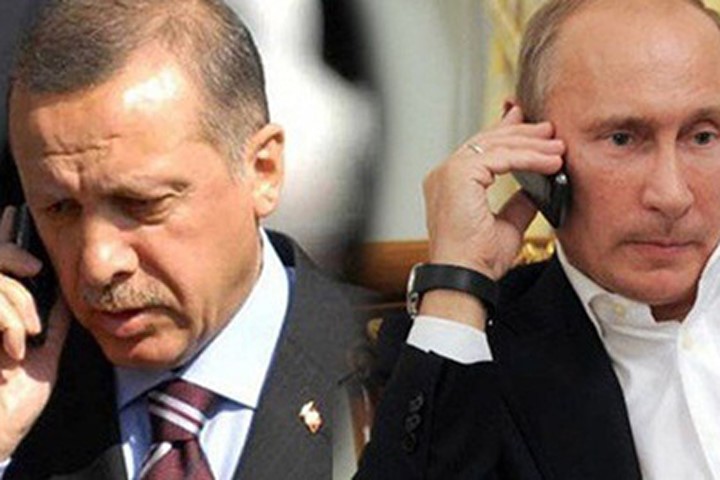 Ông Putin bất ngờ điện đàm với tổng thống Thổ Nhĩ Kỳ